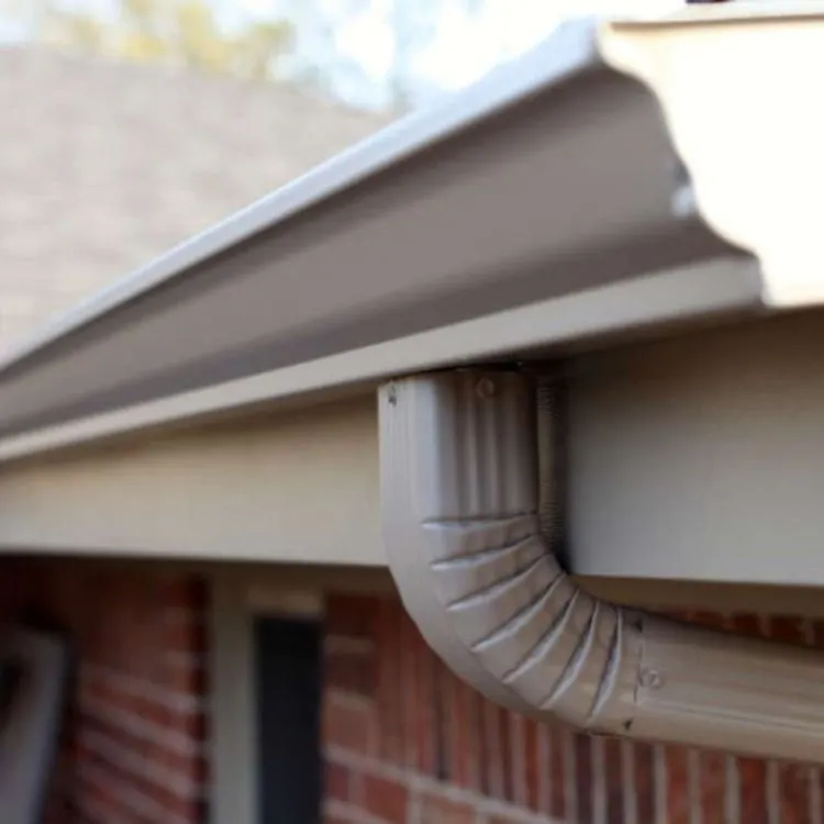 Completed eaves detail