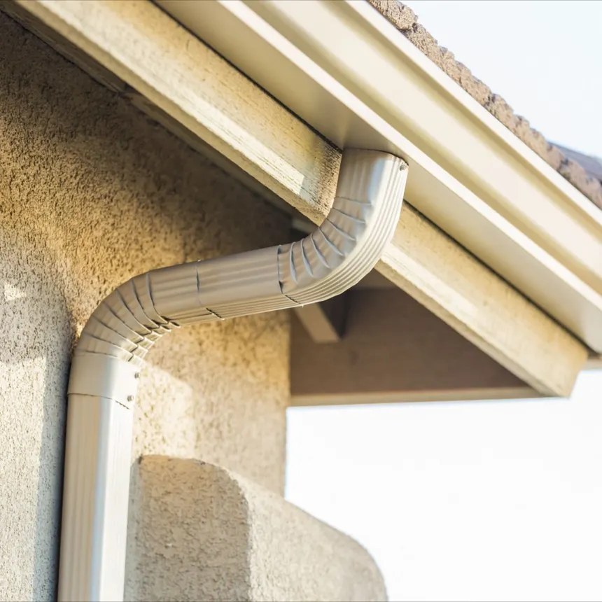 Eavestrough installation project