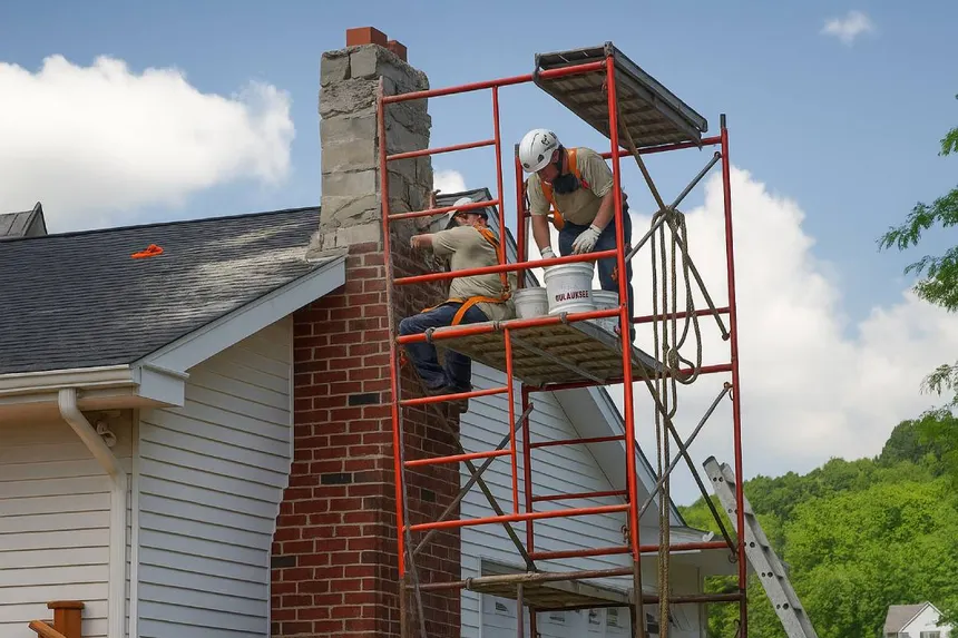 Chimney rebuilding service