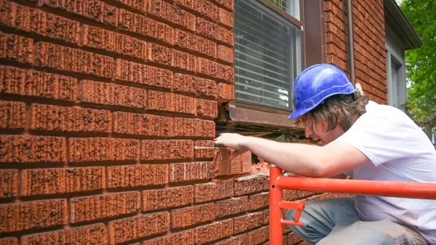 Exterior masonry restoration