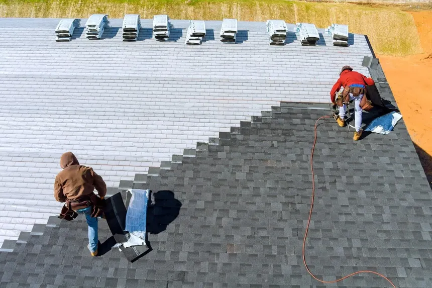 Shingle roofing installation